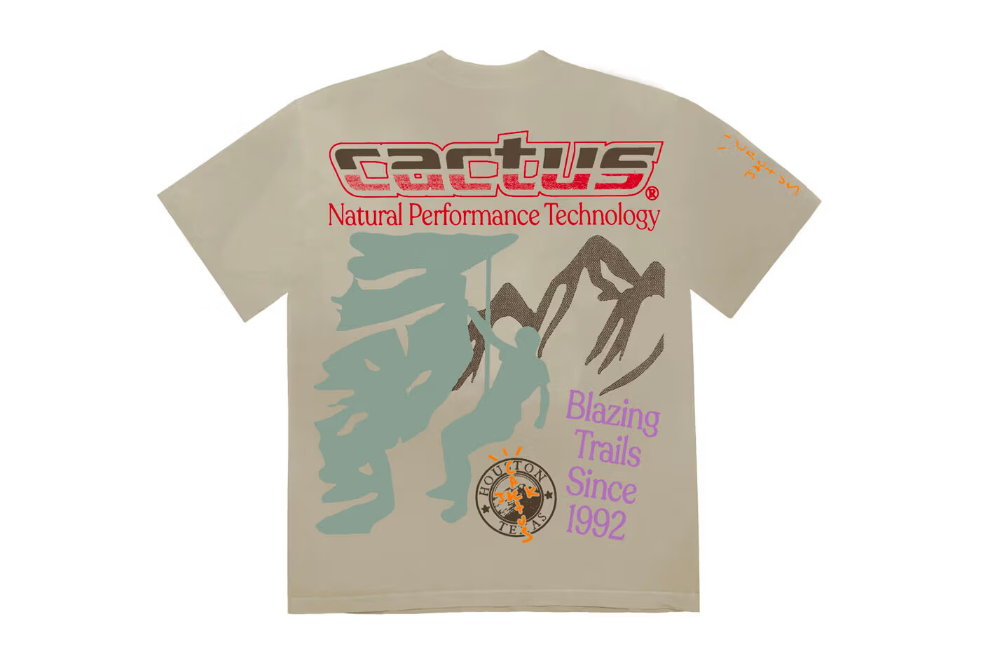 Travis Scott Cactus Trails Path Tee Natural (CJNT-SS03 Travis Scott Cactus Trails Path Tee Natural (CJNT-SS03