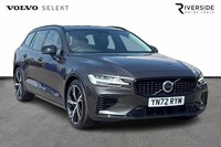 2022 Volvo V60 Recharge Plus, T6 AWD plug-in hybrid, Electric/Petrol, Dark Estat