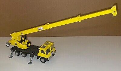VINTAGE DINKY TOYS # 980 COLES HYDRA TRUCK 150T DIE-CAST CRANE  YELLOW 1970's