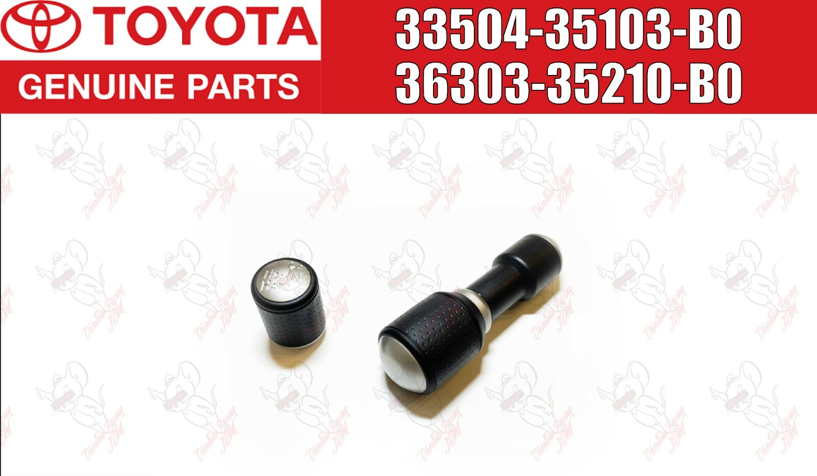 パーツ FJ TOYOTA FJ CRUISER Genuine Shift Knob & Transfer Knob Set JDM