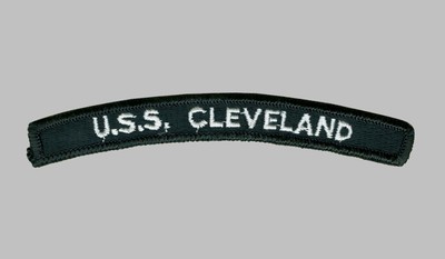 US Navy LPD-7 USS Cleveland Amphibious Transport Dock UIM Rocker Tab (01-06)