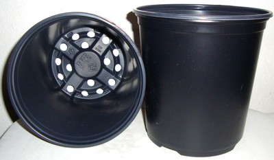 1 GALLON PLASTIC NURSERY GARDEN PLANT FLOWER  POTS  