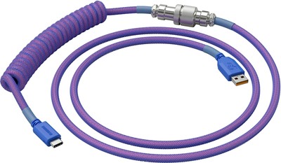Glorious - Coiled USB-C Artisan Braided Keyboard Cable for Mechanical Gaming ...
