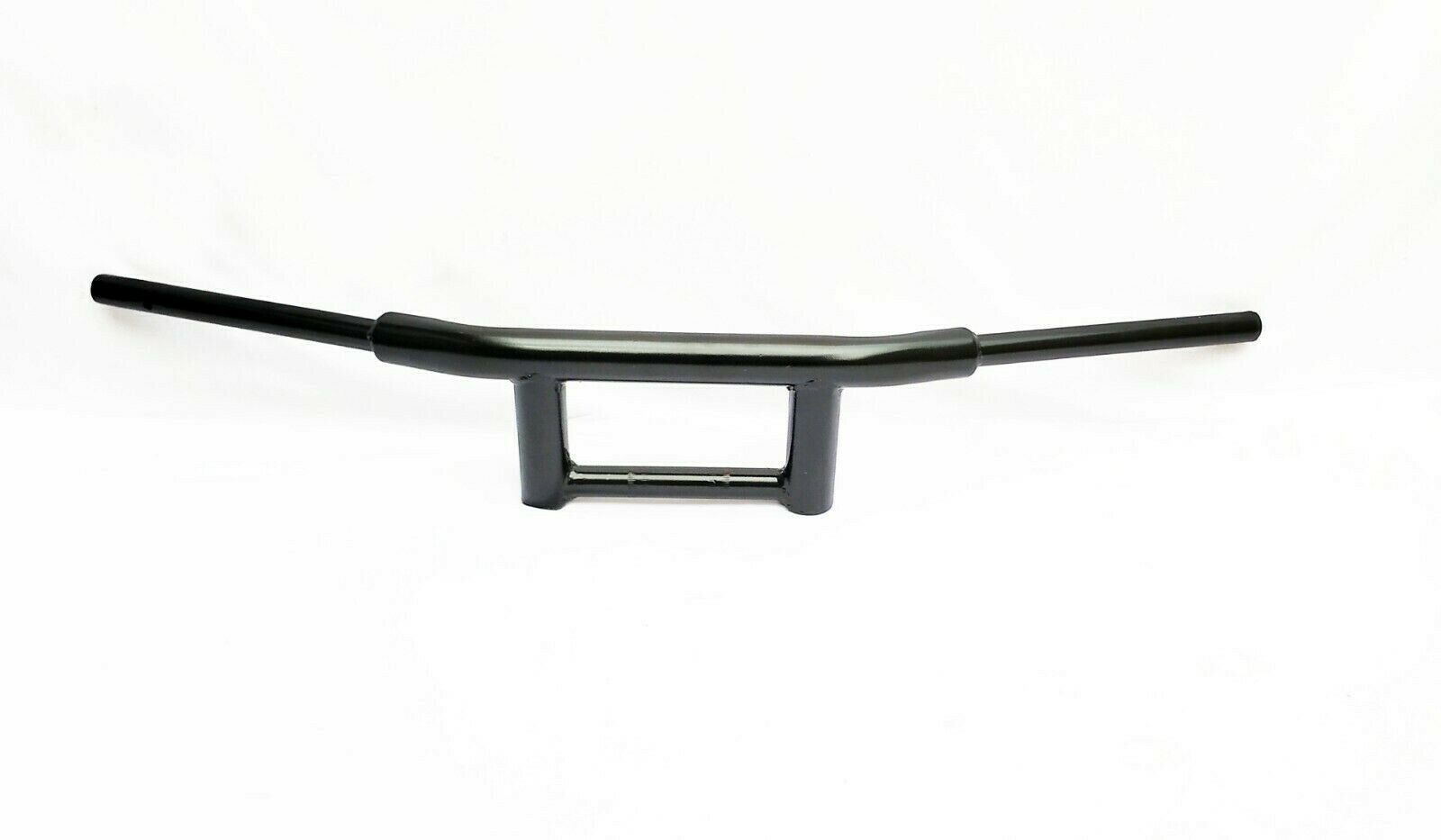 7/8" MOTORCYCLE BLACK HANDLEBAR HARLEY DAVIDSON BOBBER CHOPPER CUSTOM 
