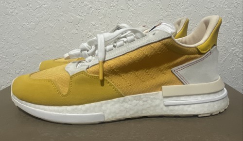 Adidas Originals 1014 ZX 500 RM Boost Yellow Running Shoes Adidas Originals 1014 ZX 500 RM Boost Yellow Running Shoes