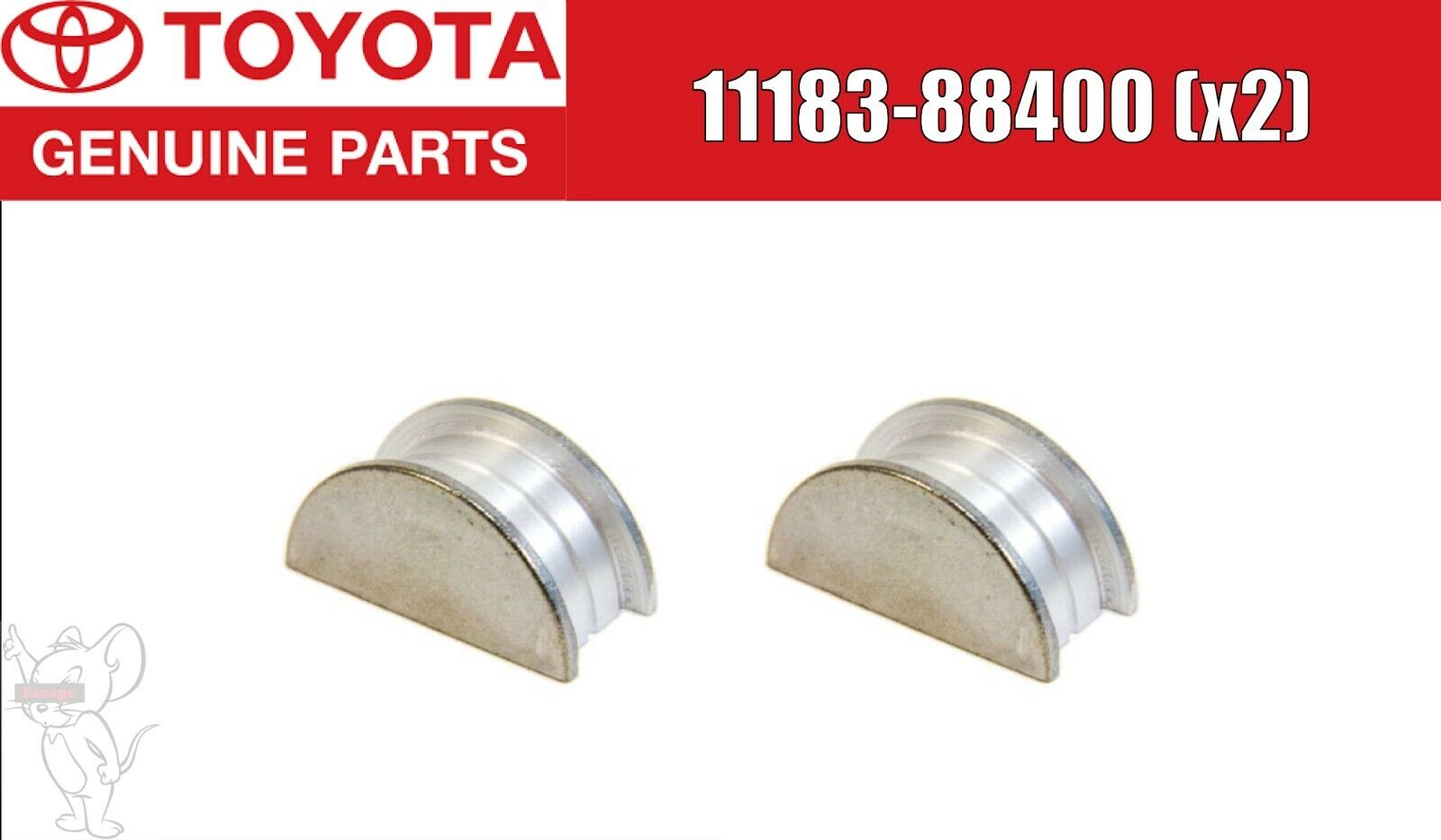 Toyota Genuine 1JZ-GTE Plug Semicircular Half moon 11183 Toyota Genuine 1JZ-GTE Plug Semicircular Half moon 11183