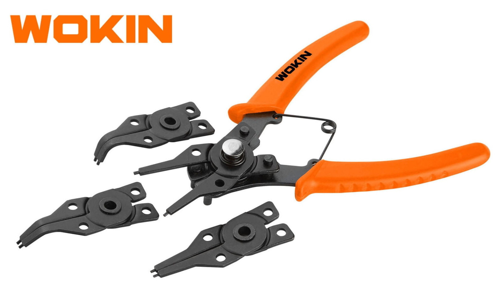 PINZA PER ANELLI INTERNI ED ESTERNI SEEGER DI SICUREZZA  4 in 1 WOKIN