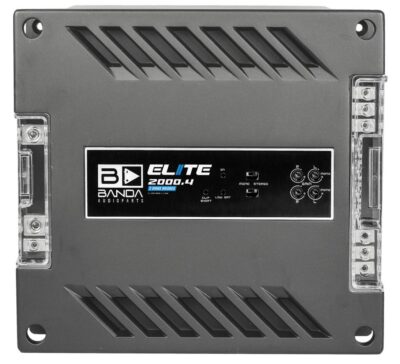 BANDA AUDIOPARTS ELITE2000X4-2 2 OHM 2000RMS - USA DEALER - SAME DAY SHIPPING