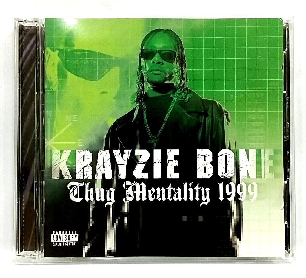 CD) Krayzie Bone – Thug Mentality 1999, US OG Press, Album CD) Krayzie Bone – Thug Mentality 1999, US OG Press, Album