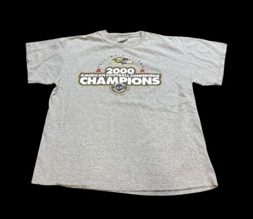 VINTAGE Baltimore Ravens Super Bowl XXXV AFC Champions 2000 VINTAGE Baltimore Ravens Super Bowl XXXV AFC Champions 2000