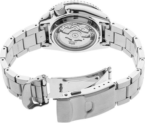 Pre-owned Seiko Srpd61  5 Sports Men's Silver-tone 42.5mm Stainless Steel Analog Watch
