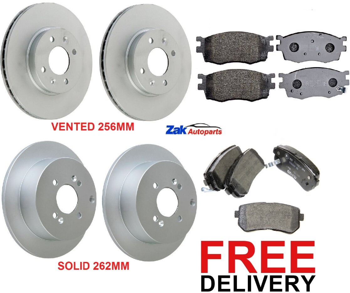 FOR HYUNDAI i20 (1.4 1.4 CRDi) 20092013 FRONT & REAR BRAKE DISCS