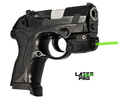 Green Rechargeable Laser for Beretta PX4 Storm Compact & Sub 92 96 M9 APX models