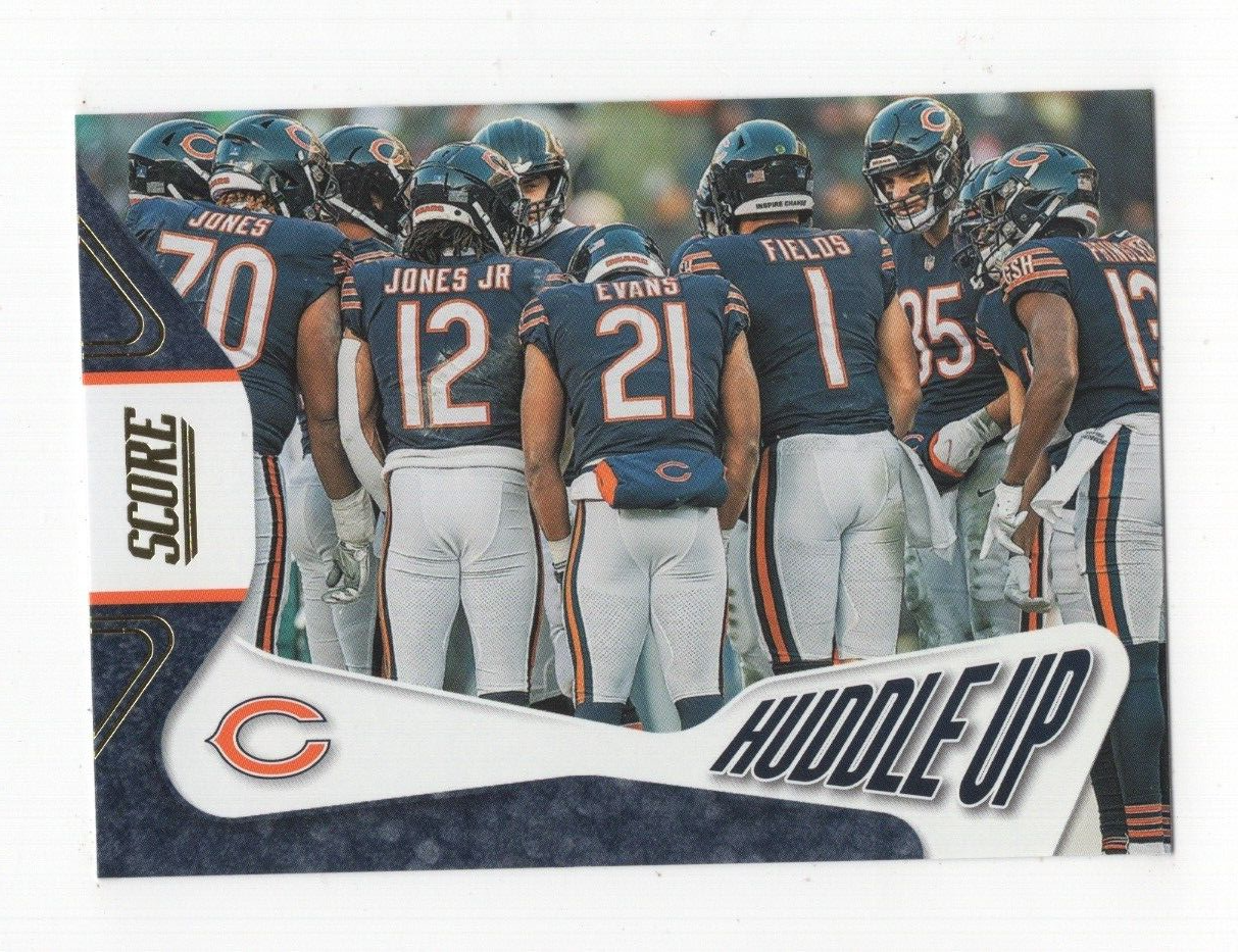 2023 PANINI SCORE FOOTBALL GOLD HUDDLE UP CHICAGO BEARS #13