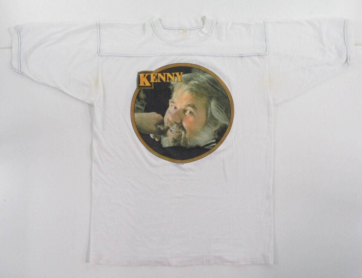 Vintage 1979 Sportswear Kenny Rogers 1980 American Tour T