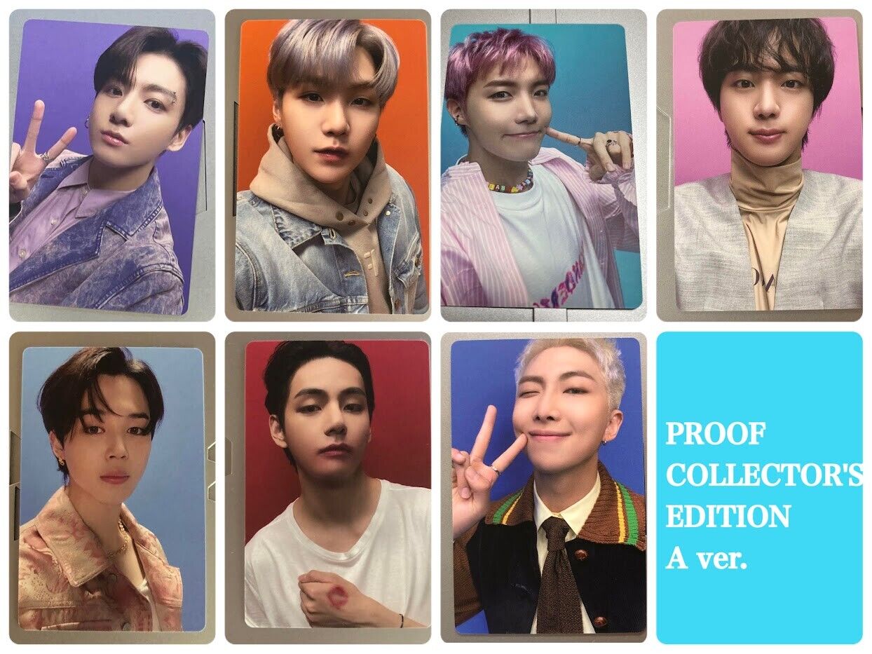 BTS Proof Collector's Edition Photocard A ver RM JIN SUGA J BTS Proof Collector's Edition Photocard A ver RM JIN SUGA J
