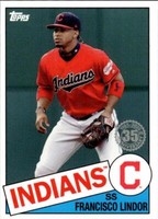 2020 Topps Mini - Francisco Lindor #85-39