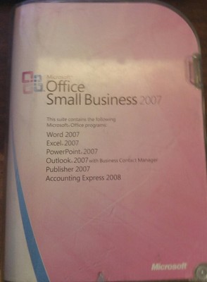 MICROSOFT OFFICE SMALL BUSINESS 2007 USED