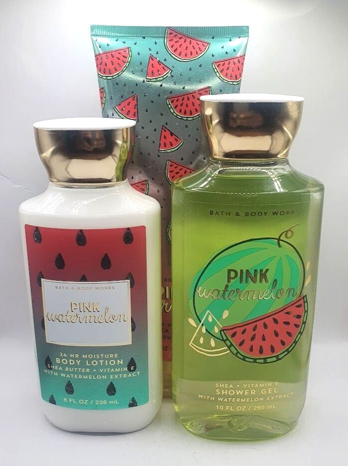 BATH AND BODY WORKS PINK WATERMELON BODY LOTION, WASH
