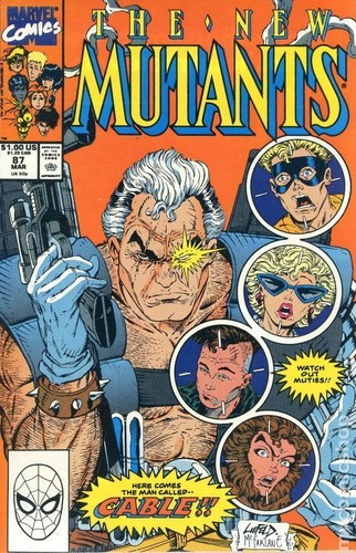 NEW MUTANTS #87 (1990) 2ND PRINT GOLD VARIANT COVER! 1ST NEW MUTANTS #87 (1990) 2ND PRINT GOLD VARIANT COVER! 1ST