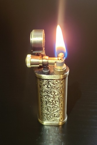 VINTAGE RETRO STYLE ROLLER LIGHTER Trench Retro Fuel Saving Lighter O Ring USA