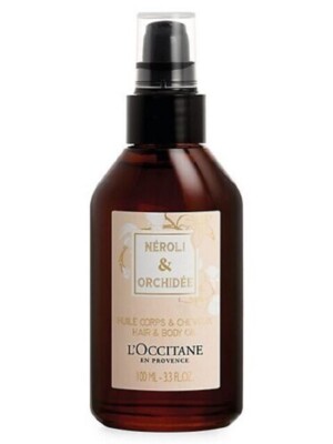 L'Occitane En provence Neroli Ochidee Perfume Hair & Body Oil 3.3 oz New
