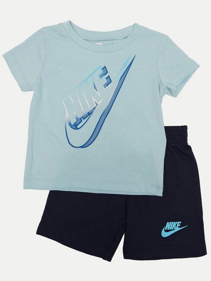 Nike Toddler Blue Boys T-shirt & Shorts Set 66K448-U90 | eBay