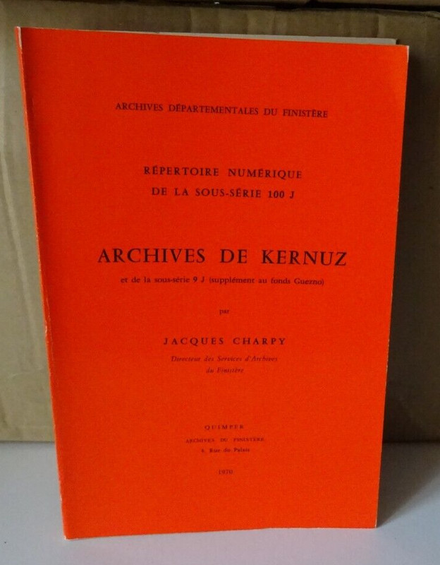 Jacques Charpy RÃ©Pertoire NumÃ©Rique  Archives De Kernuz FinistÃ¨Re Bretagne