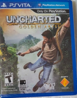 Uncharted Golden Abyss US PSVITA Playstation VITA New Sealed