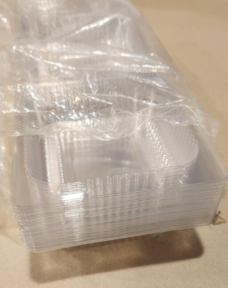 S Clamshell Takeout Tray Disposable 50 Pack