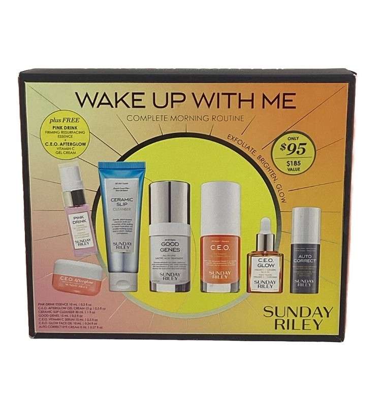 Sunday Riley Wake Up With Me Complete  Morning Skincare
