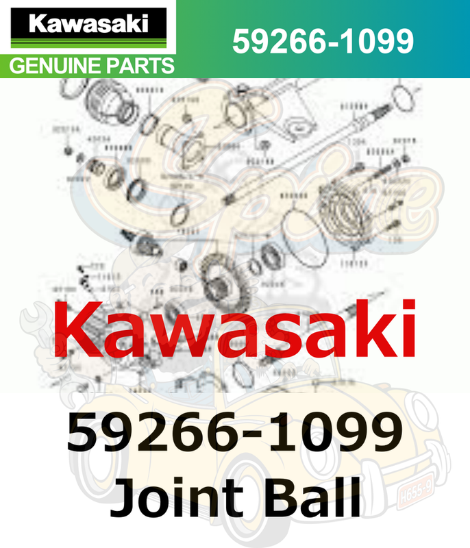 Kawasaki Genuine Joint Ball 59266-1099 Direct From | eBay
