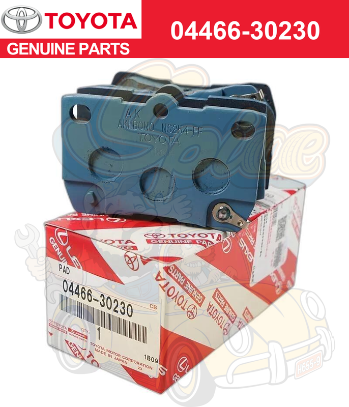 專用 Toyota 04466-30230 PAD KIT, DISC BRAKE, REAR CROW NGRS202 | eBay