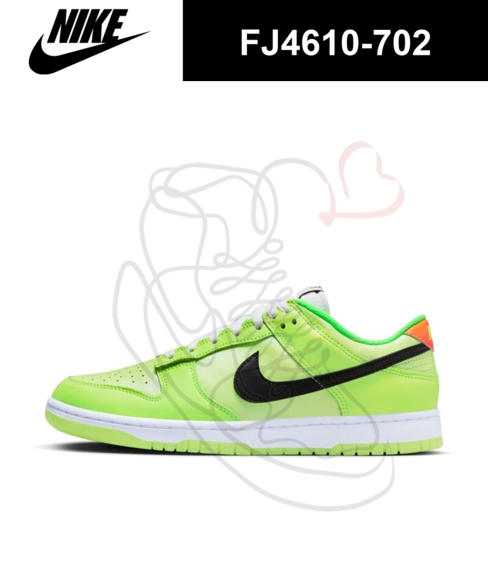 Nike Dunk Low Splash Volt Black Total Orange Green Strike  display picture 1
