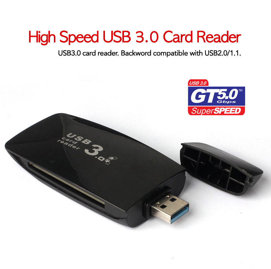 5 Gbps Memory Card Reader Fast USB 3.0 Adapter Up Micro SDXC SD TF Calgary Ca..!