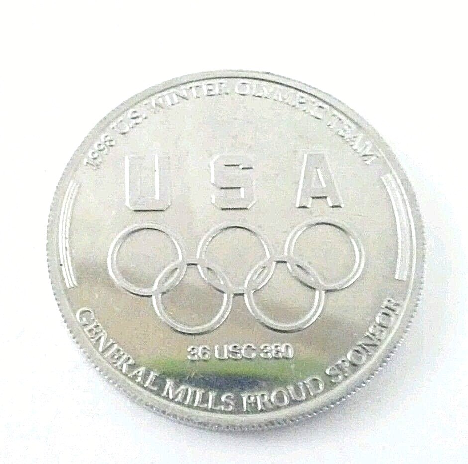 U.S. Olympic Speed Skating Team 1998 Nagano 36 USC 380 Vintage Token