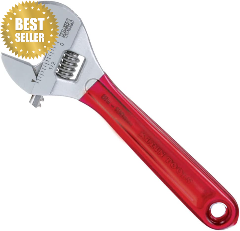 A-D507-6 Adjustable Wrench with Extra Capacity Jaw, 6-1/2-Inch
