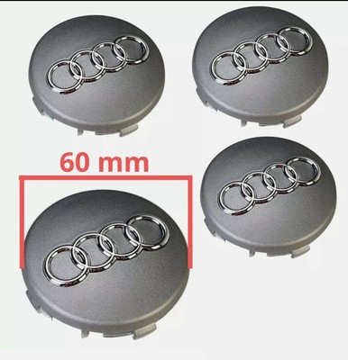 4 TAPPI COPRIMOZZO 60MM effetto FIBRA DI CARBONIO in ABS Nero di
