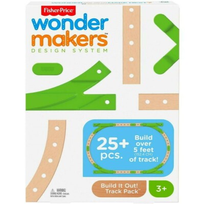 Fisher-Price Wonder Makers Design System Build it Out! Track Pack - 25 pc Set