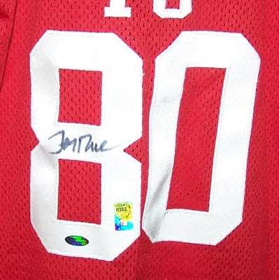 JOE MONTANA JERRY RICE DUAL SIGNED AUTO AUTOGRAPH LEGENDS CUSTOM JERSEY STEINER