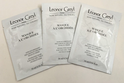 3 Packets Leonor Greyl Masque Quintessence Deeply Hydrating Treatment Mask 16 ml