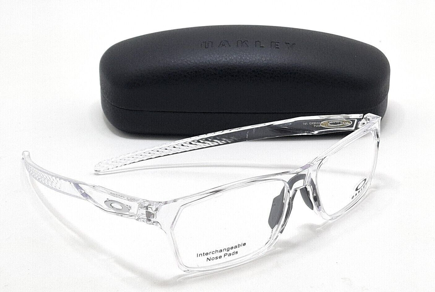 Oakley Hex Jector OX8032-0655 Polished Clear Hexagonal Oakley Hex Jector OX8032-0655 Polished Clear Hexagonal