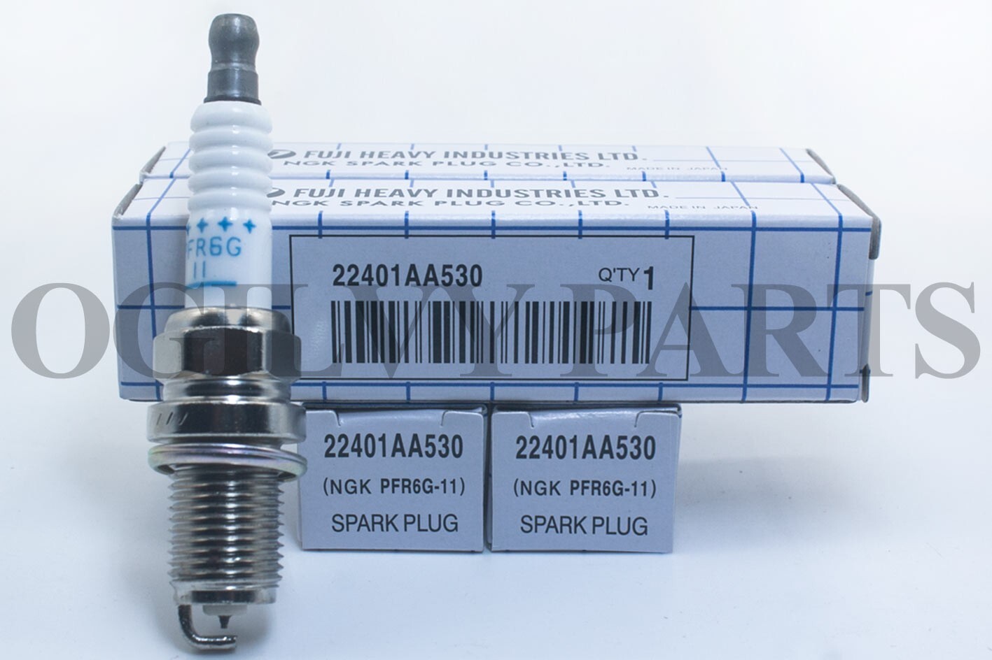 エンペラー・アクア　psa9 Spark Plugs 22401AA530 NEW (4) FOR Subaru 2002-2005 WRX OEM