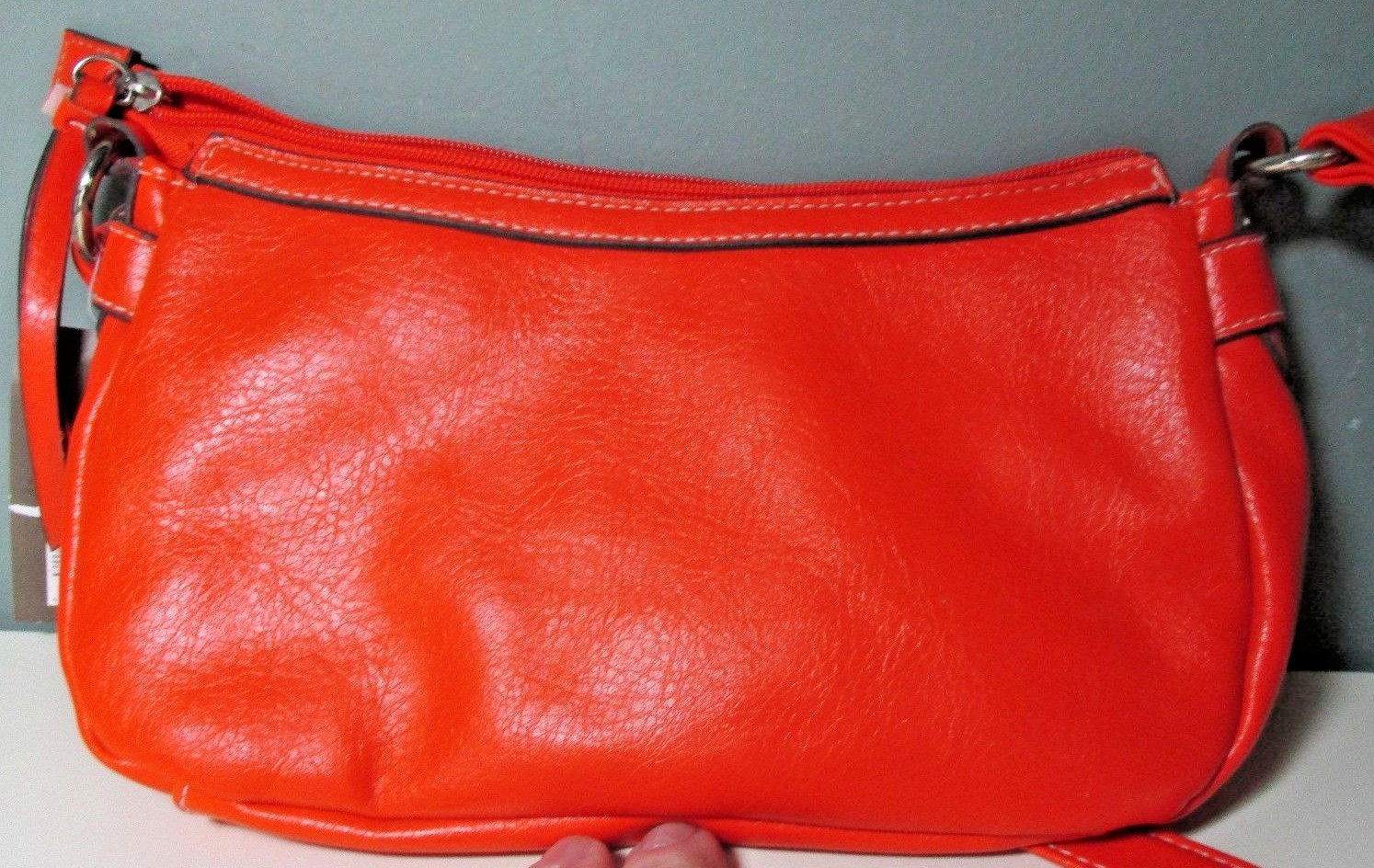 NWT Women's MERONA Bright Orange Small HOBO SHOULDER PURSE/HANDBAG ~ 10