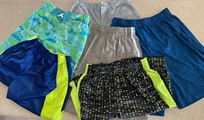 Lot of 7 Boys Bottoms Sizes M (8) to XL (16) Multi Brands & Colors