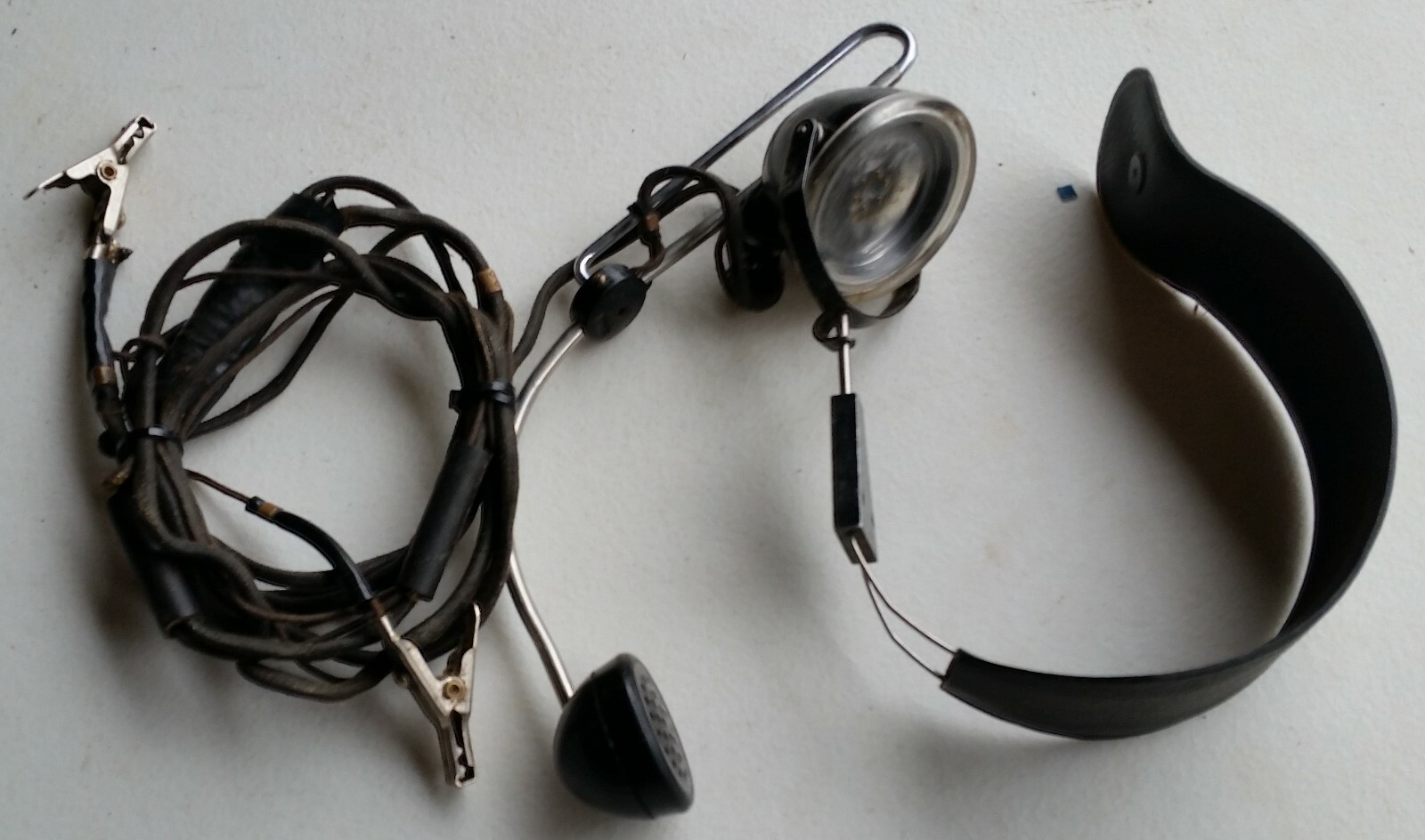 HEADSET - Telephone Splicer's talking headset - USED