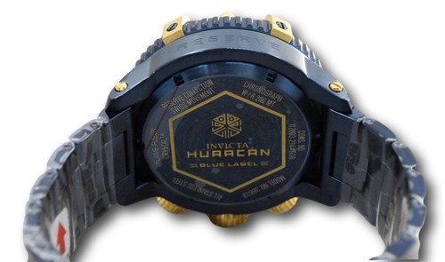 Pre-owned Invicta Reserve Huracan Blue Label Edition Men's 53mm Chronograph Watch 36633