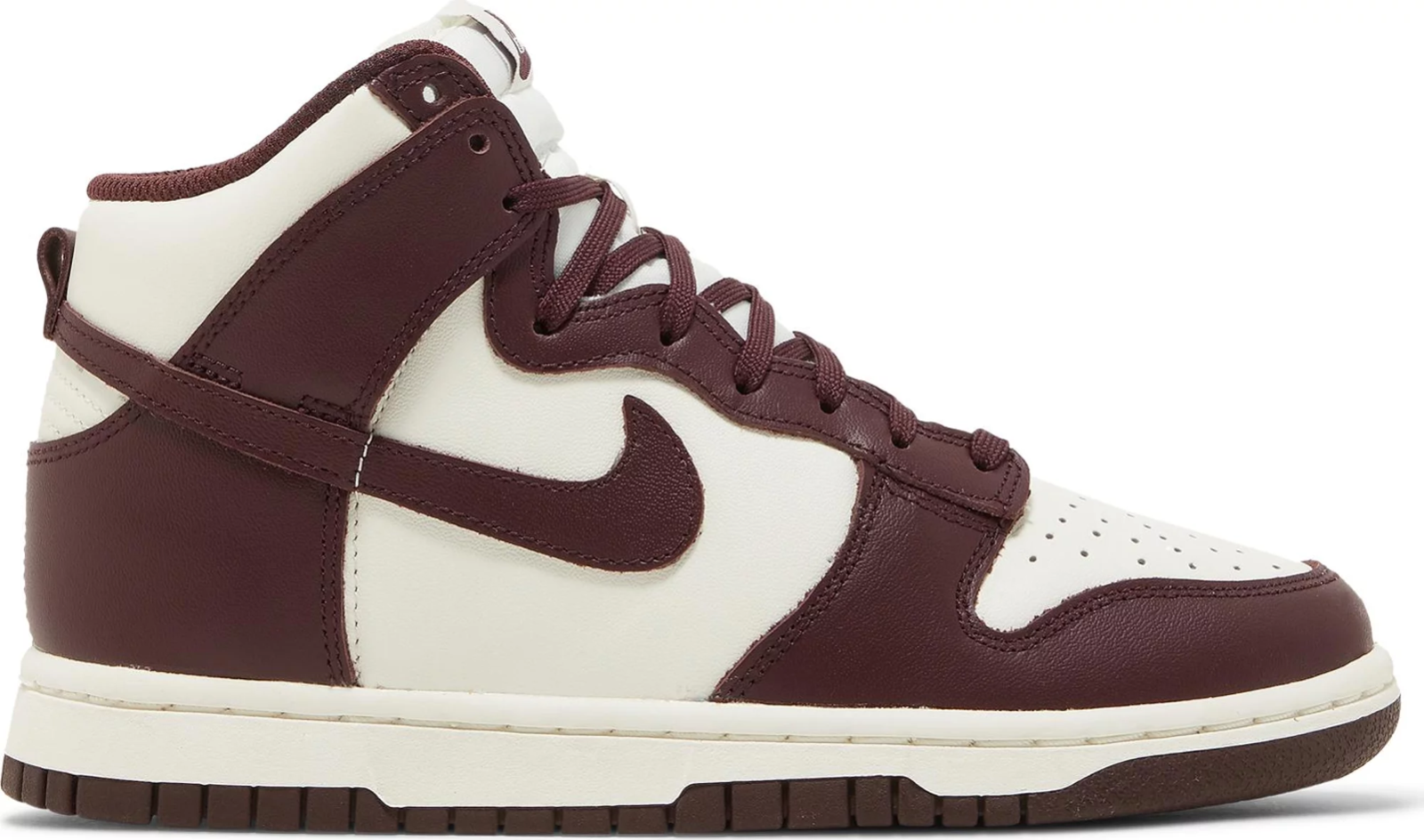 

W Nike Dunk High Burgundy Crush Red Purple White DD1869-601 Женские 9,5 Мужские 8, Красный, Nike Dunk High