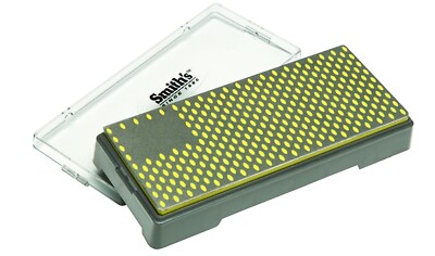 Smith's Diamond Bench Stone 6'' Coarse 325 Grit w/ Micro-Tool Sharpening Pad DBSC