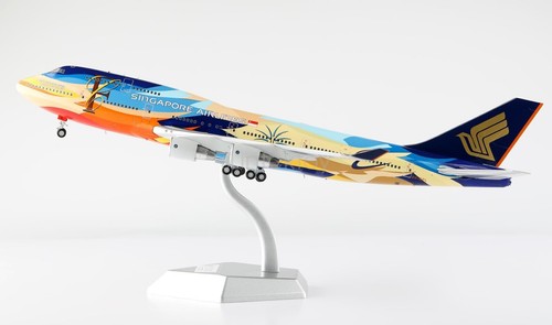 SQ Wings 1:200 シンガポール航空 B747-400 9V-SPK SQ Wings 1:200 Singapore Airlines Boeing B747-400 Diecast